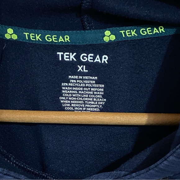 Tek Gear Long Sleeve Performance Fleece Pullover Hoodie Size XL - Picture 4 of 11